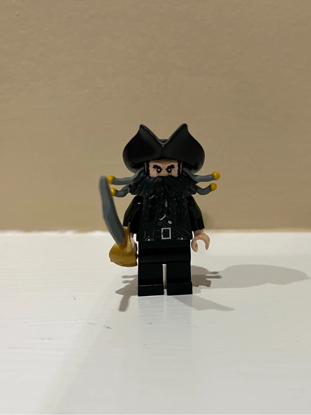 LEGO Pirates of the Caribbean on Stranger Tides Rare Blackbeard Mini Figure Toy